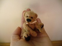 little needle felted bear