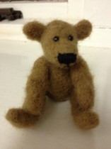 needle felted bear