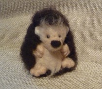 needle felted Hedgehog
