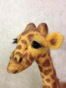 Needle felted giraffe (3)
